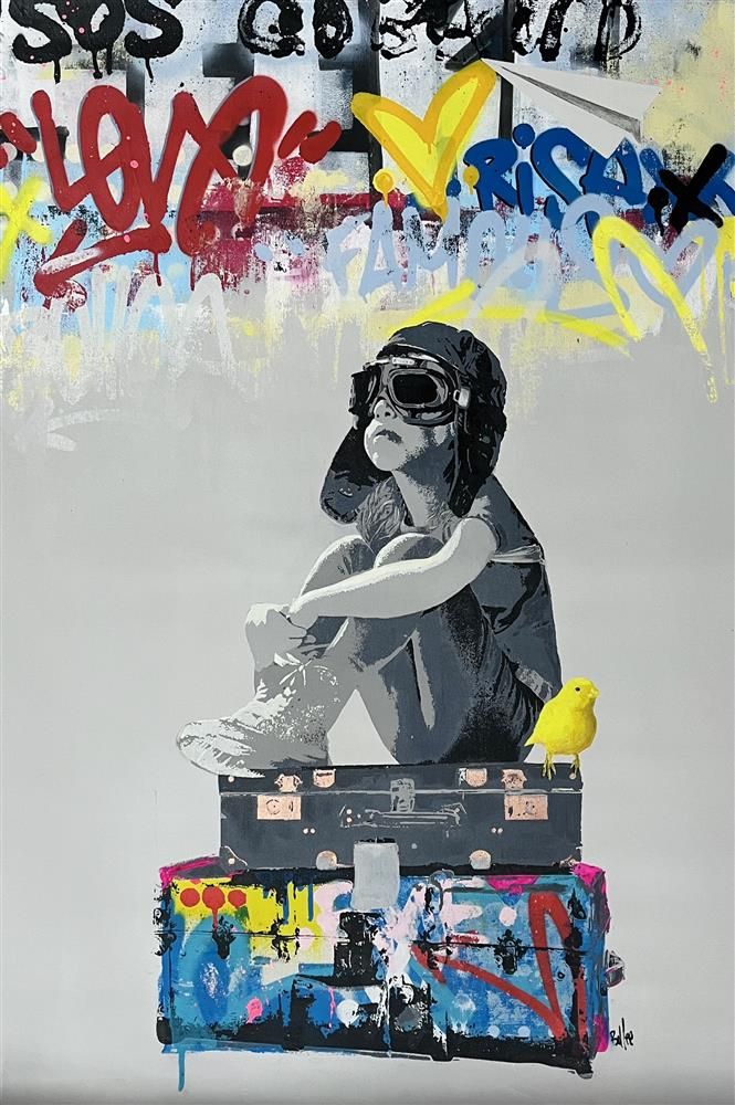 Bollee Patino - 'Daydreamer' - Framed Original Artwork