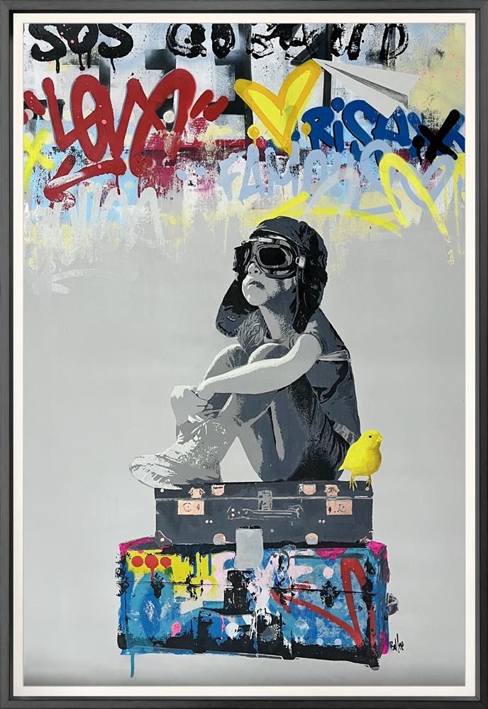 Bollee Patino - 'Daydreamer' - Framed Original Artwork