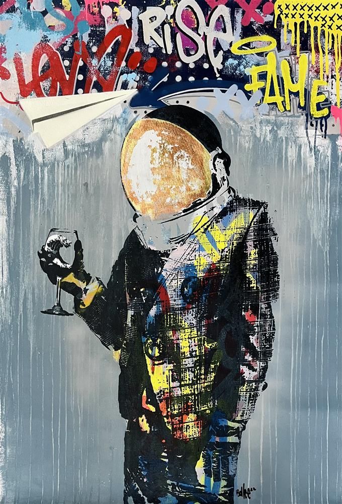 Bollee Patino - 'Goal Digger Rise and Hold' - Framed Original Artwork