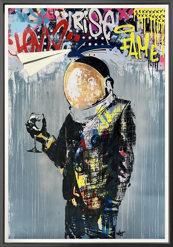 Bollee Patino - 'Goal Digger Rise and Hold' - Framed Original Artwork