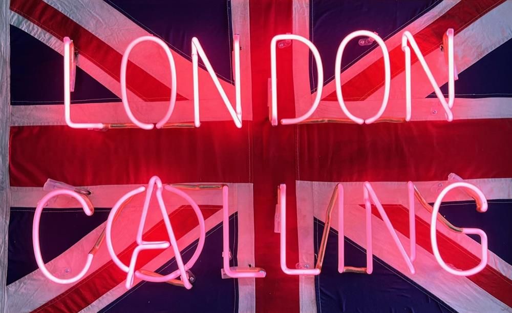 Illuminati Neon - 'London''s Calling' - Framed Original Neon Artwork