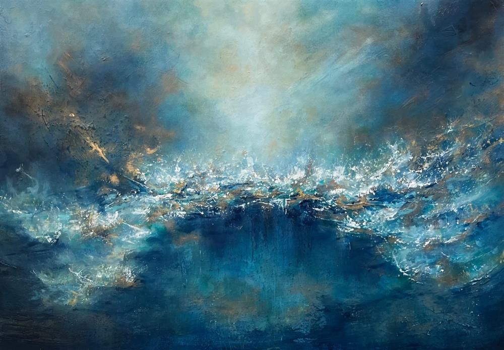 Alyson Howard - 'Celestial Rising' - Framed Original Art