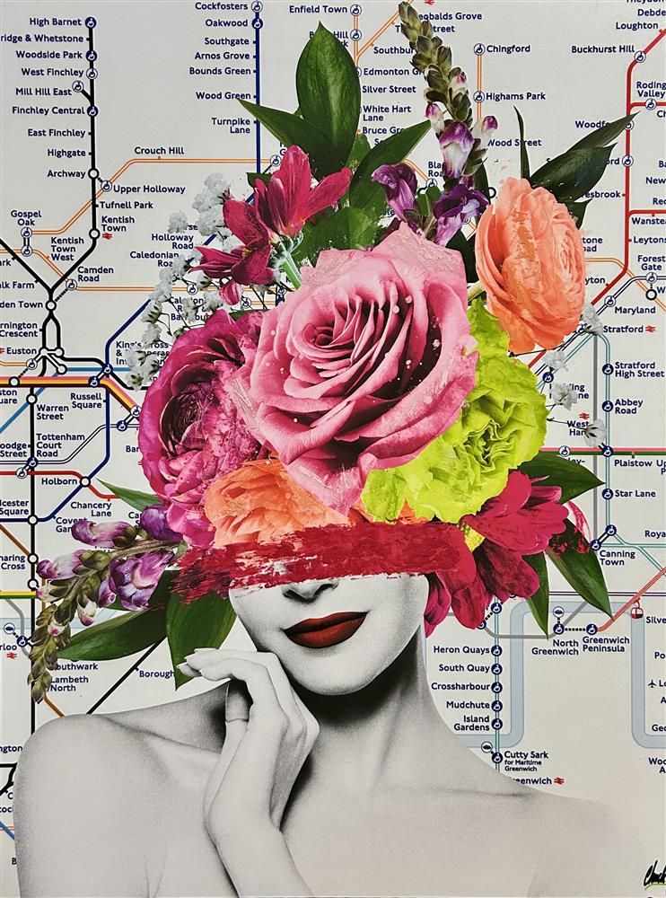 Chuck - 'London Commute' - Framed Original Art