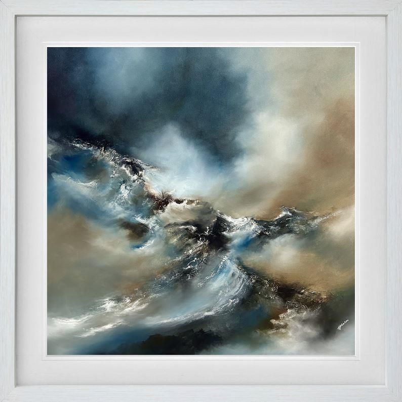 Alison Johnson - 'The Cold Desert' - Framed Original Artwork