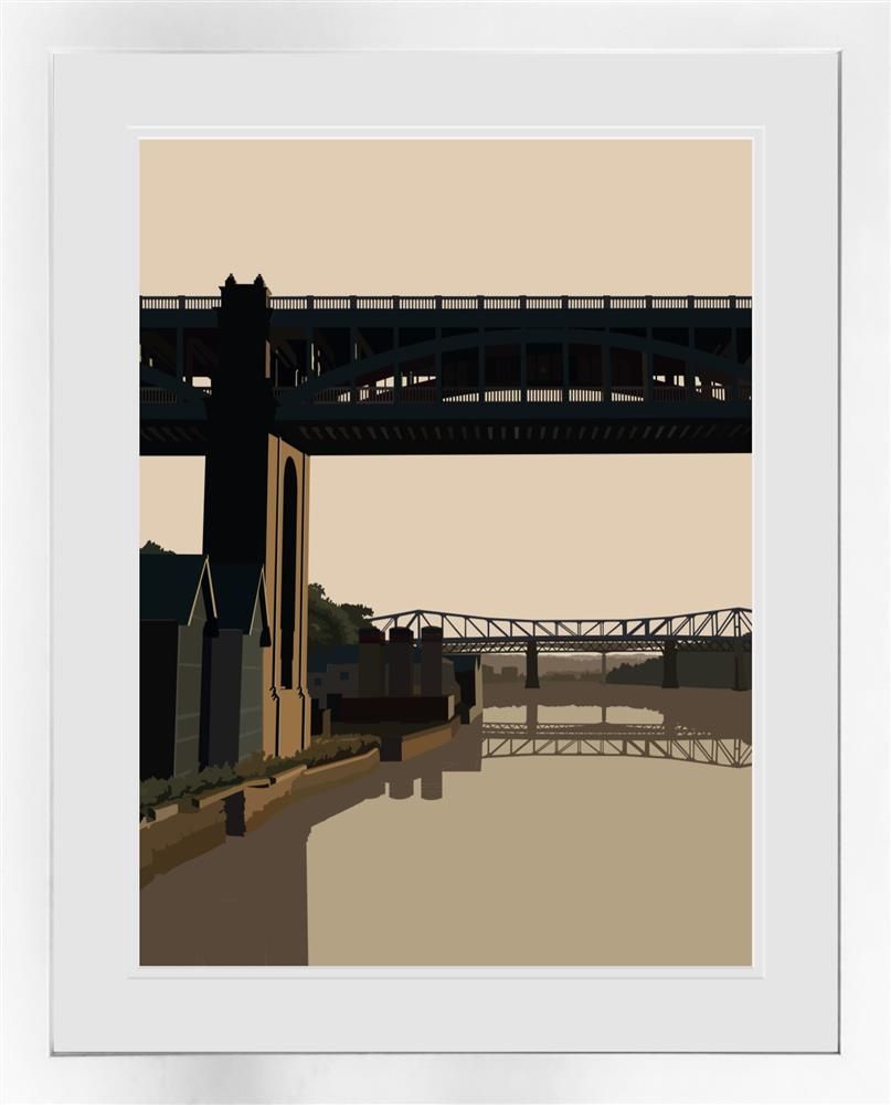 Oshe- 'High Level Bridge' - Framed Limited Edition