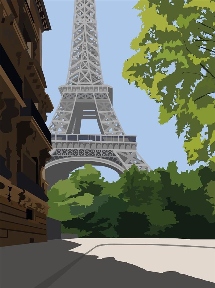 Oshe- 'Parisian Spring' - Framed Limited Edition