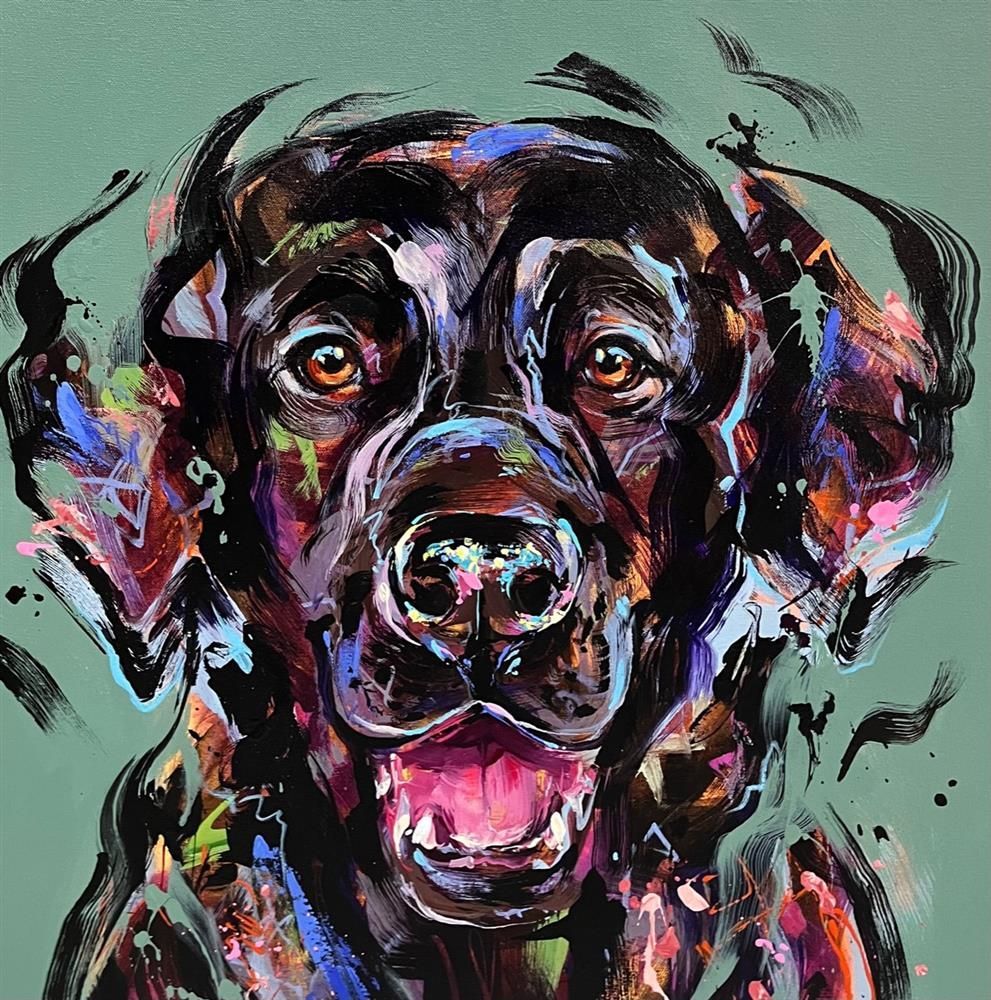 Anna Cher - 'Bruce' - Framed Original Artwork