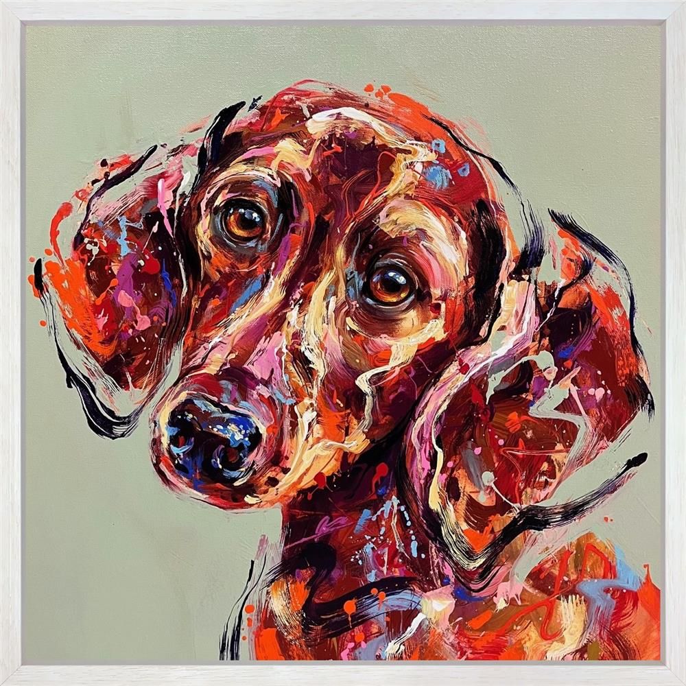 Anna Cher - 'Frankie' - Framed Original Artwork