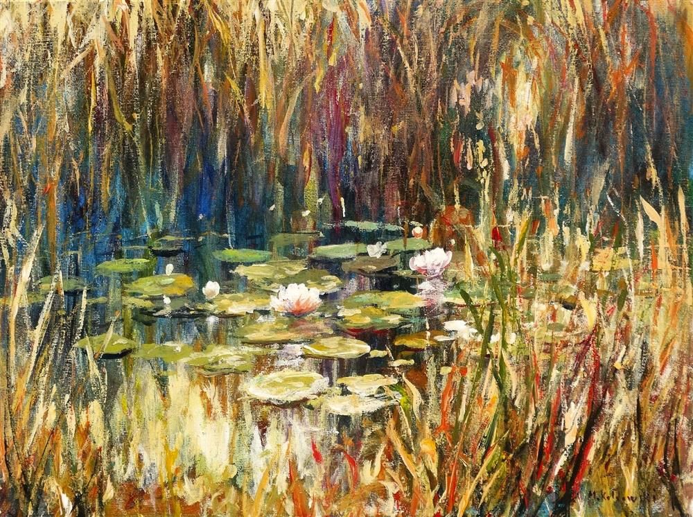 Mariusz Kaldowski - 'September Pond' - Framed Original Art