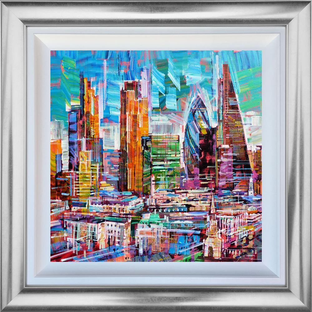 Colin Brown - 'Across The City' - Framed Original Art