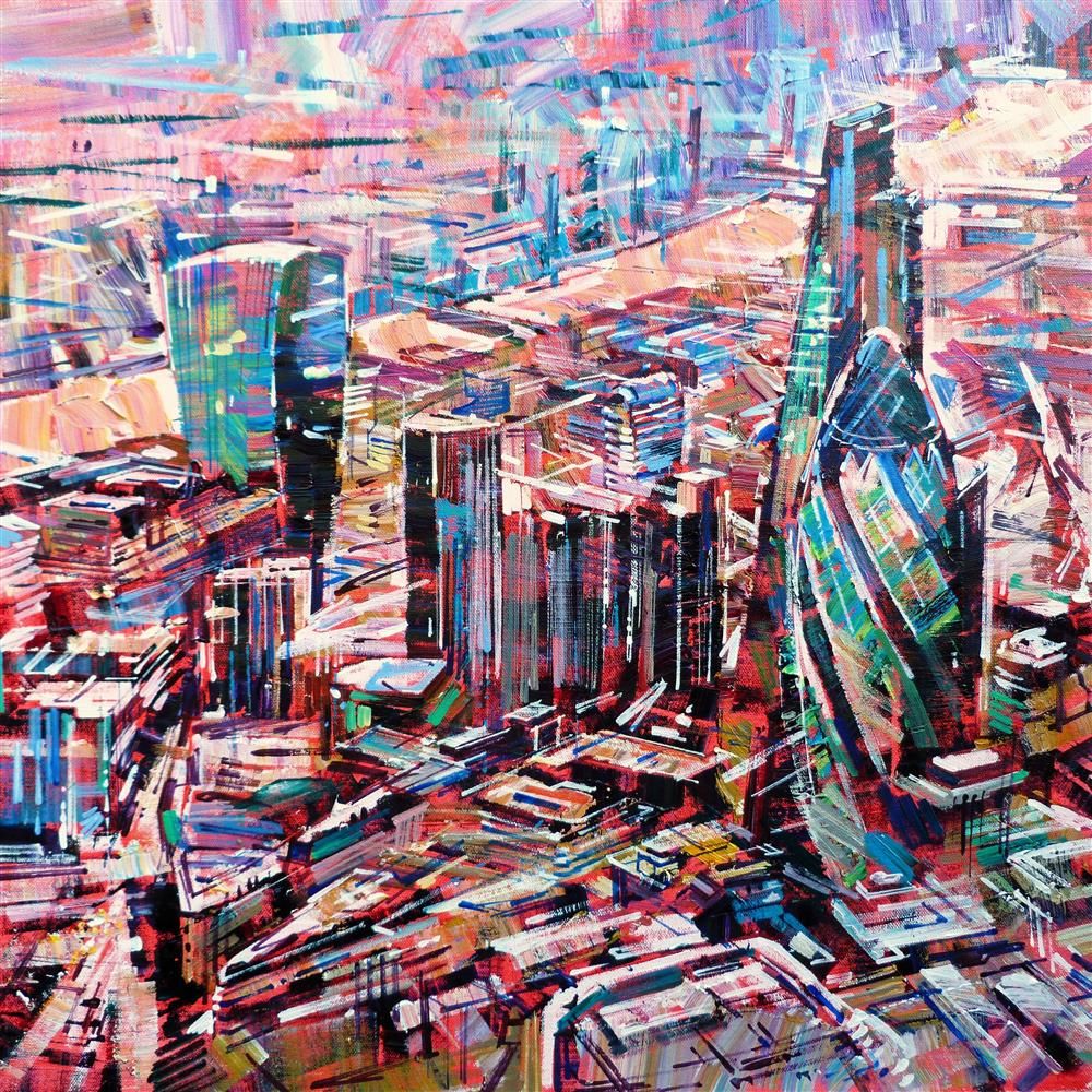 Colin Brown - 'London Arrival' - Framed Original Art