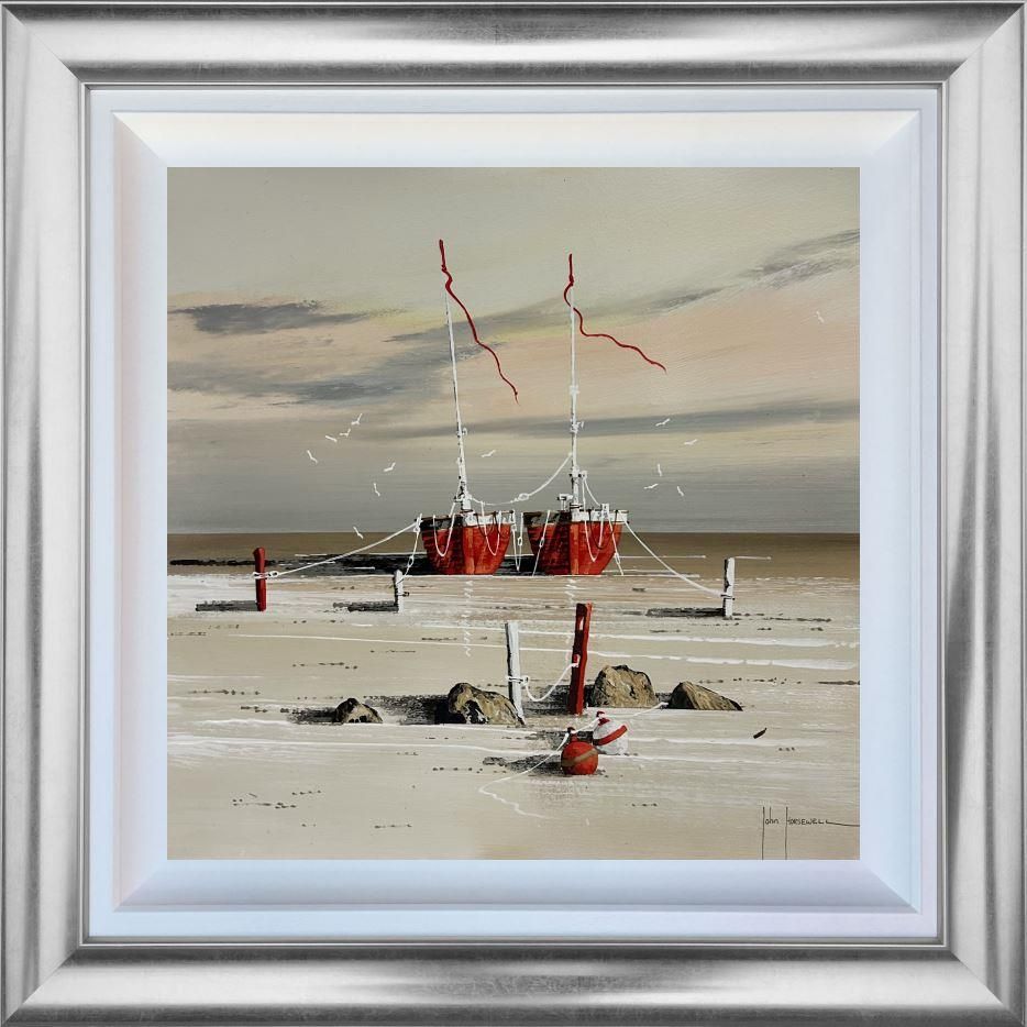 John Horsewell - 'Sandy Shores' - Framed Original Artwork