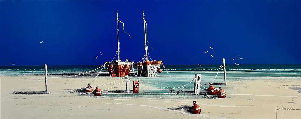 John Horsewell - 'Searching For The Tide' - Framed Original Artwork