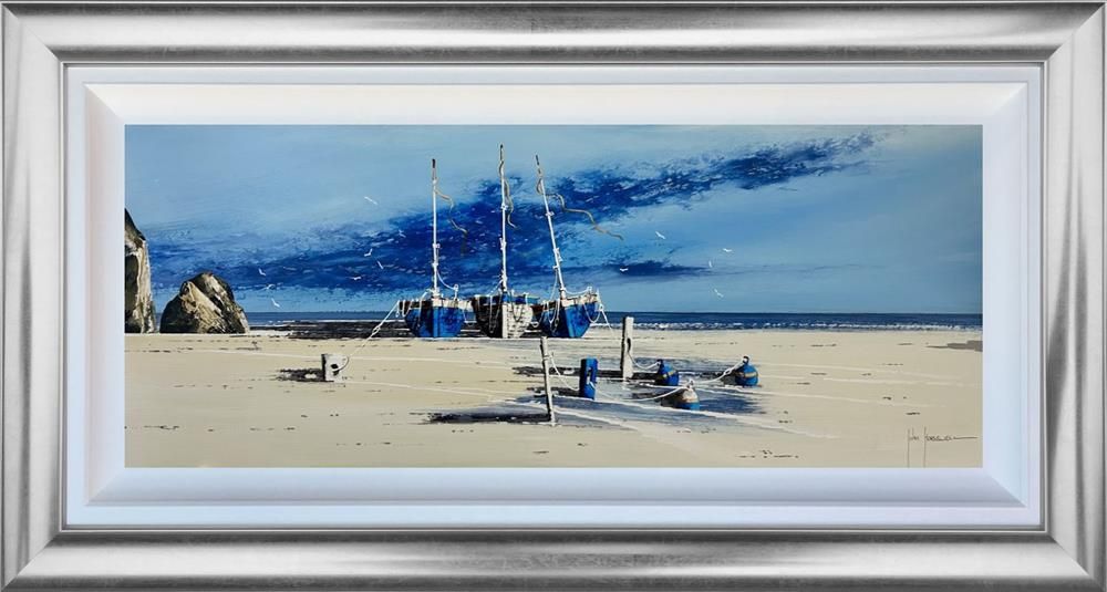 John Horsewell - 'Feeling Blue' - Framed Original Artwork