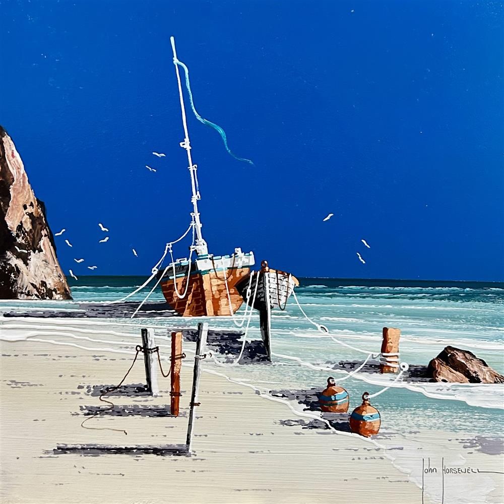 John Horsewell - 'A New Coat' - Framed Original Artwork