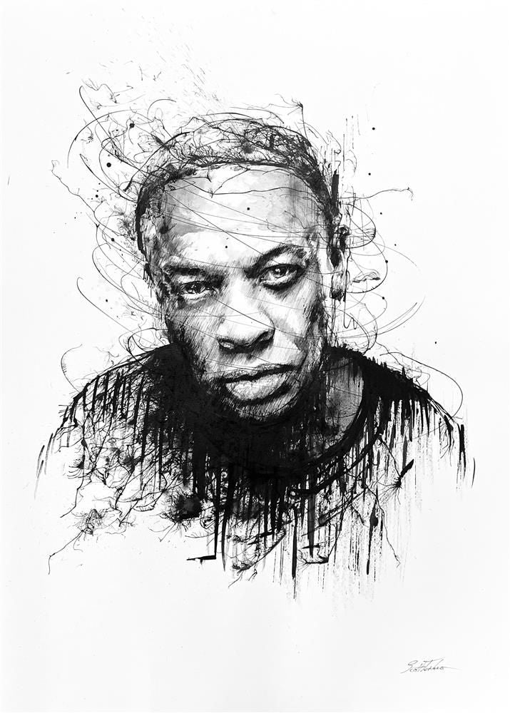 Scott Tetlow - 'Dr. Dre' - Framed Original Art