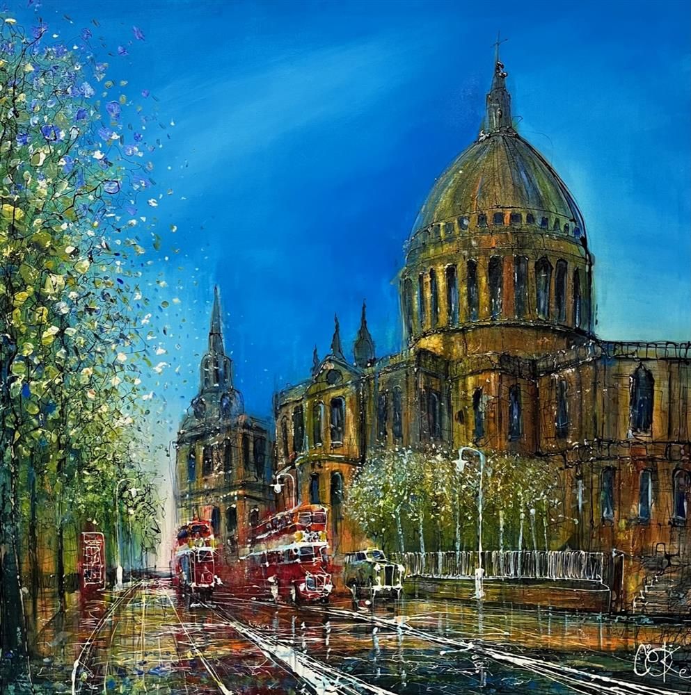 Nigel Cooke - 'Evening In The City - Canvas Deluxe' Original Artwork
