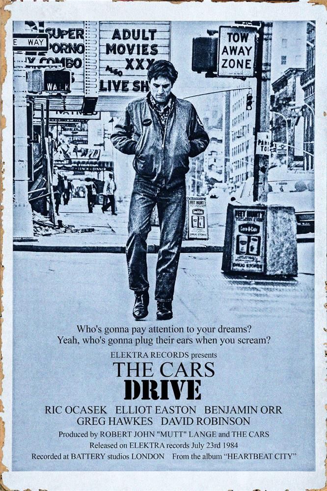 Linda Charles - 'Drive - ReMovied' - Framed Original Artwork