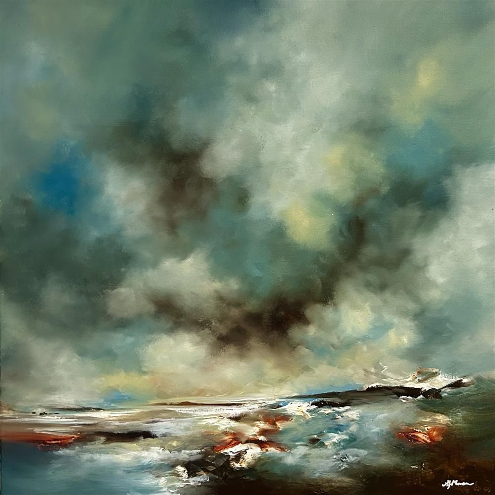 Alison Johnson - 'Rhythmic Bliss' - Framed Original Artwork