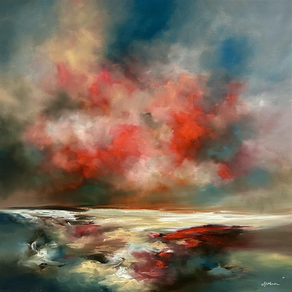 Alison Johnson - 'Joyful Fusion' - Framed Original Artwork