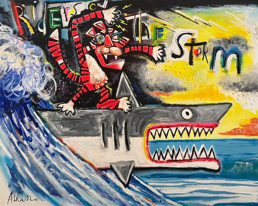 Michael Abrams - 'Riders Of The Storm' - Large Scale Original Art