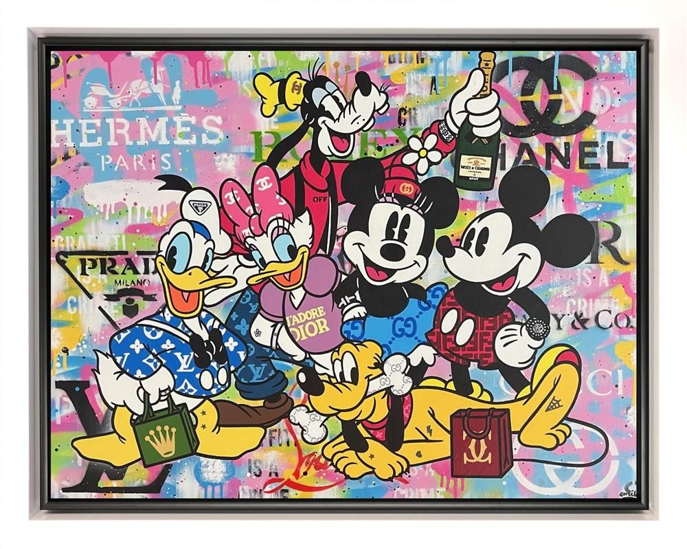 Emily Crook - 'The Disney Crew' - Framed Original Art
