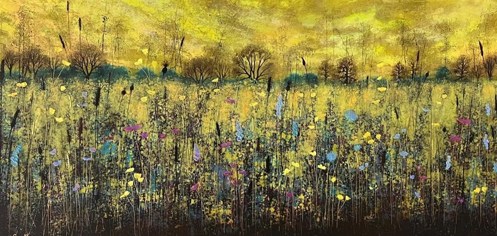 Jo Starkey- 'Under The Golden Sky' - Framed Original Artwork