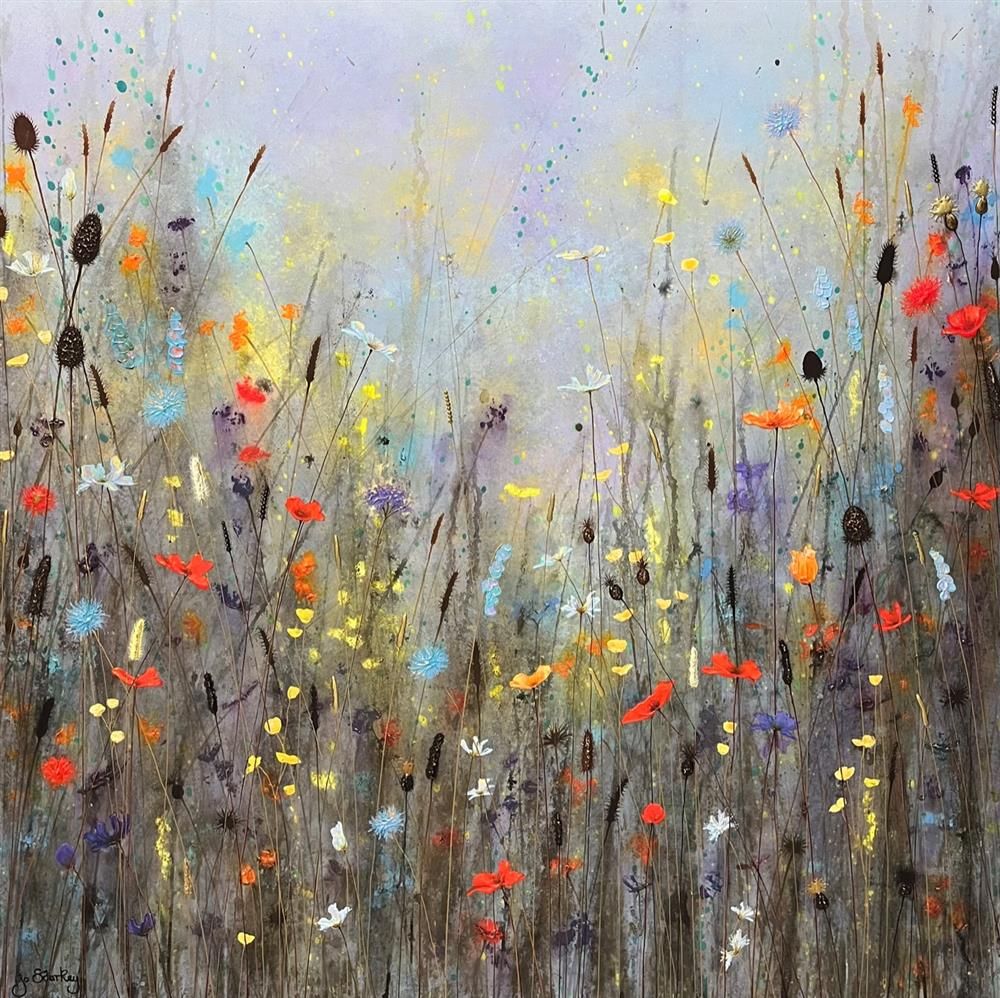 Jo Starkey- 'An Encounter With Summer' - Framed Original Artwork