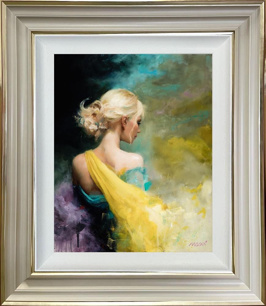 Maaxx - 'Golden Elegance' - Framed Original Artwork