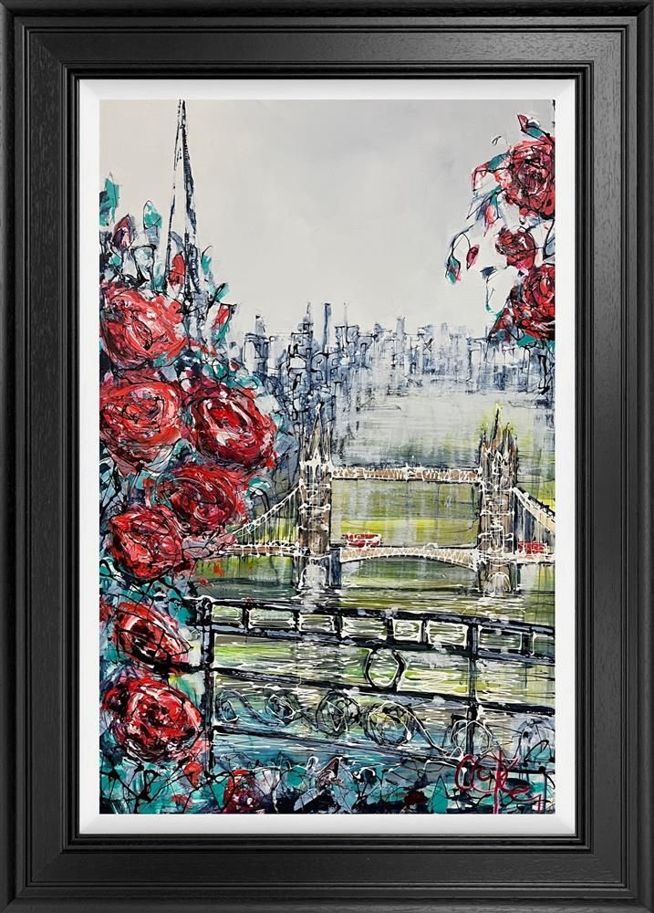 Nigel Cooke - 'Tower Of Roses'  - Framed Original Artwork