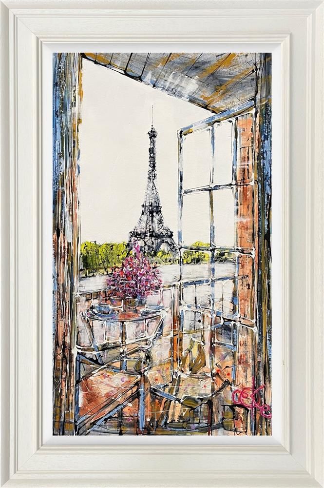 Nigel Cooke - 'The Perfect View Paris'  - Framed Original Artwork