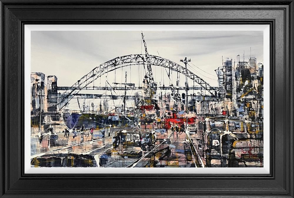 Nigel Cooke - 'The Tyne'  - Framed Original Artwork