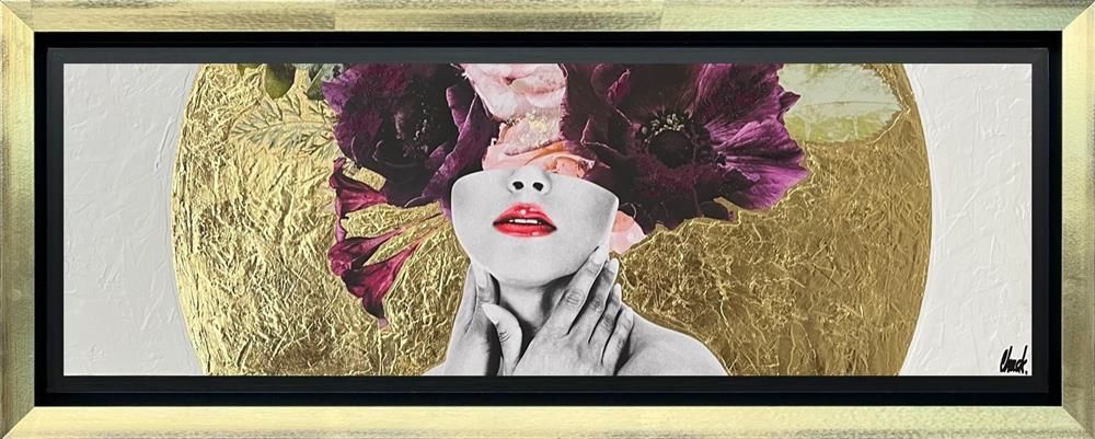 Chuck - 'Blackcurrant Blush' - Framed Original Art