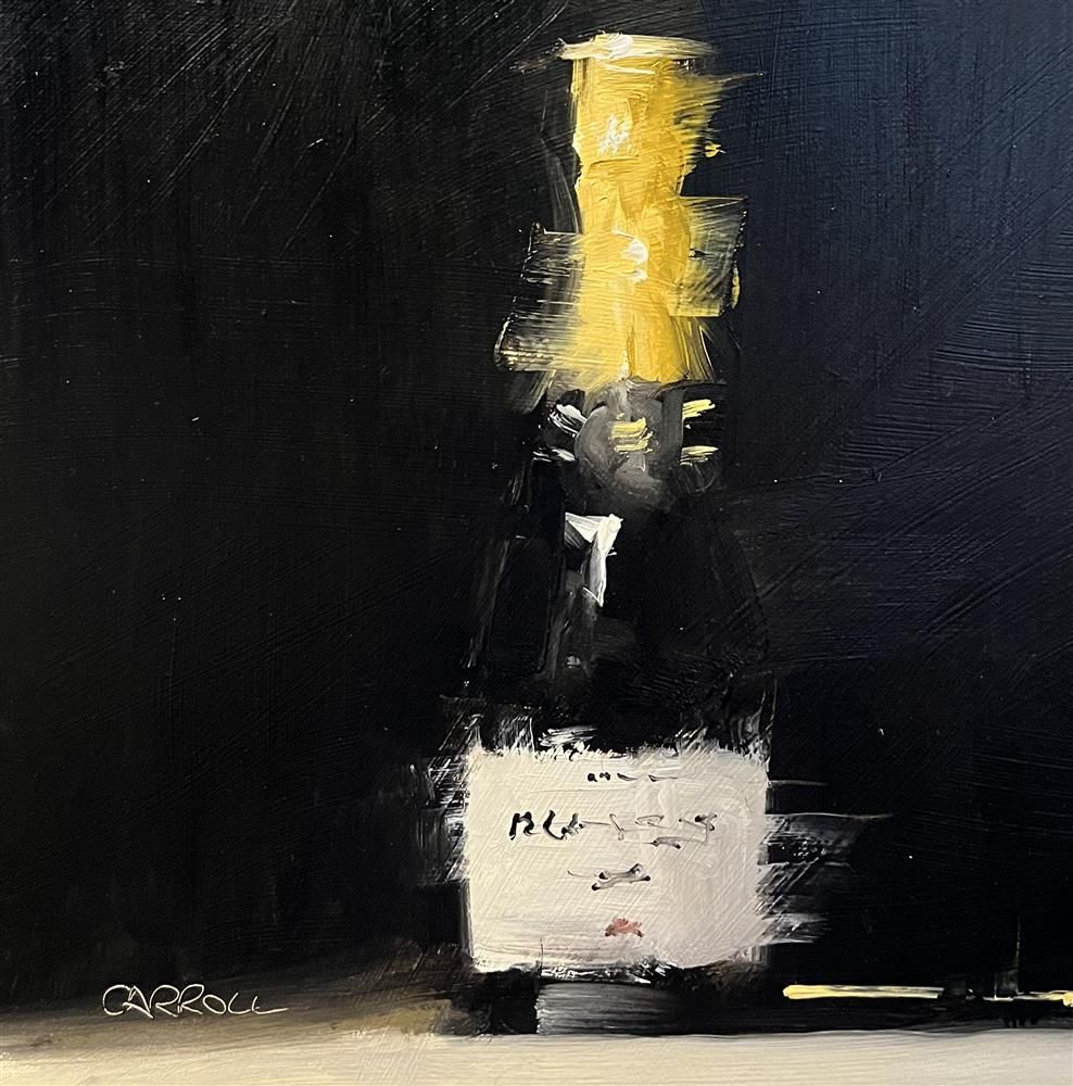Neil Carroll -  'Bottle Of Champagne' - Framed Original Painting