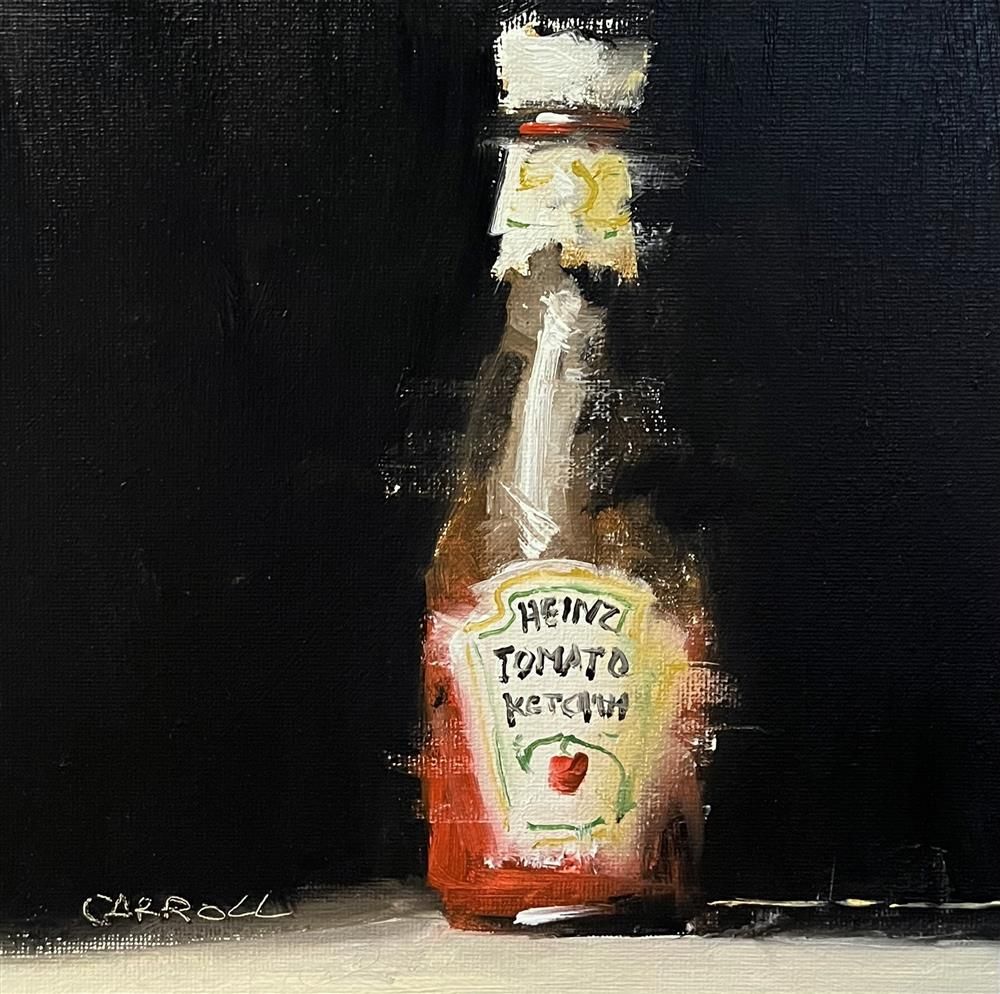 Neil Carroll -  'Bottle Of Ketchup' - Framed Original Painting
