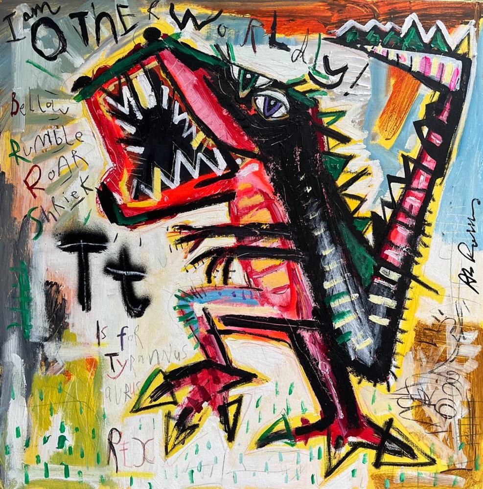 Michael Abrams - 'I Am Other Worldly' - Framed Original Art