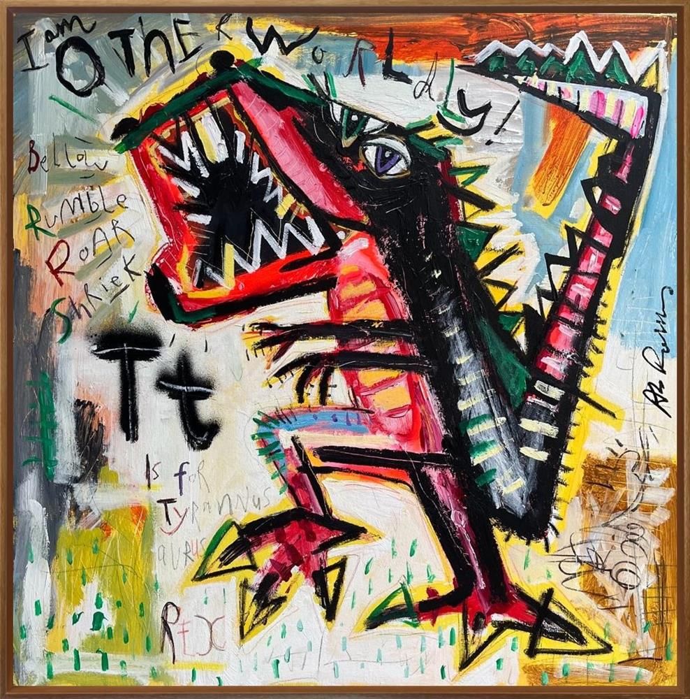 Michael Abrams - 'I Am Other Worldly' - Framed Original Art