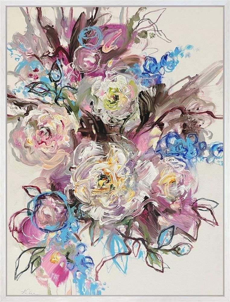 Anna Cher - 'Nature's Palette' - Framed Original Artwork