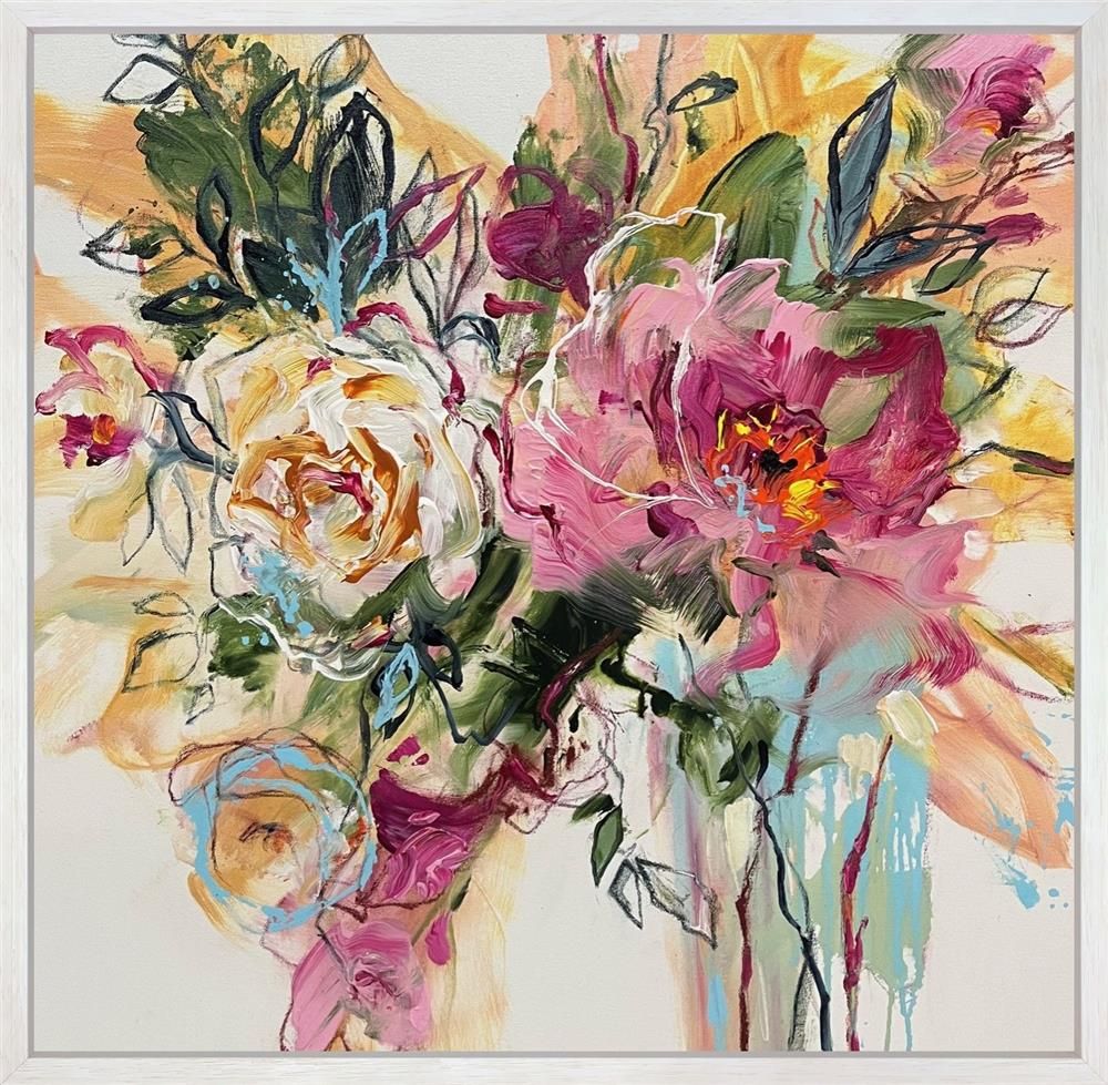 Anna Cher - 'Garden Symophony' - Framed Original Artwork