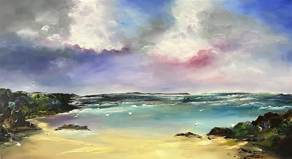 Lillias Blackie - 'The Perfect Cove' - Framed Original Art