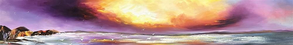 Lillias Blackie - 'Dancing Waves' - Framed Original Art