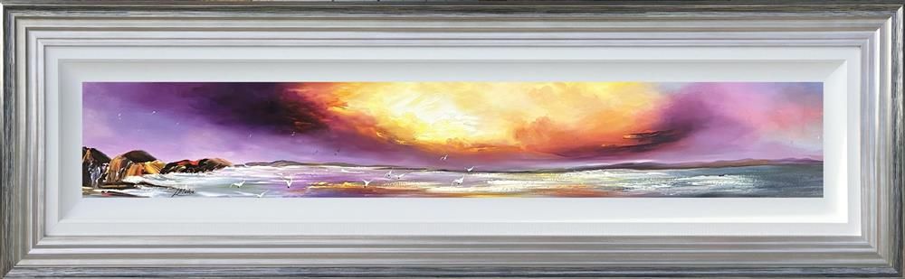Lillias Blackie - 'Dancing Waves' - Framed Original Art