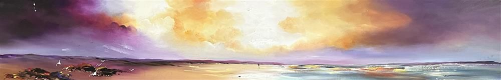 Lillias Blackie - 'Coastal Serenity' - Framed Original Art