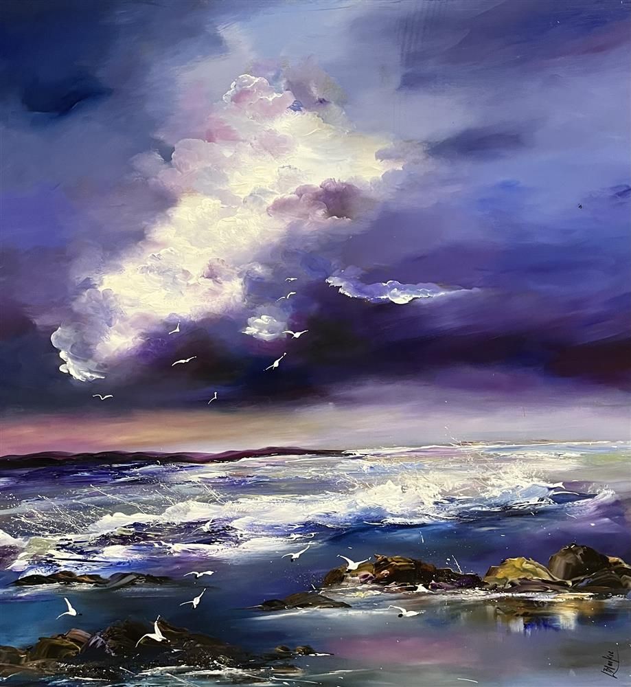 Lillias Blackie - 'Open Waters' - Framed Original Art