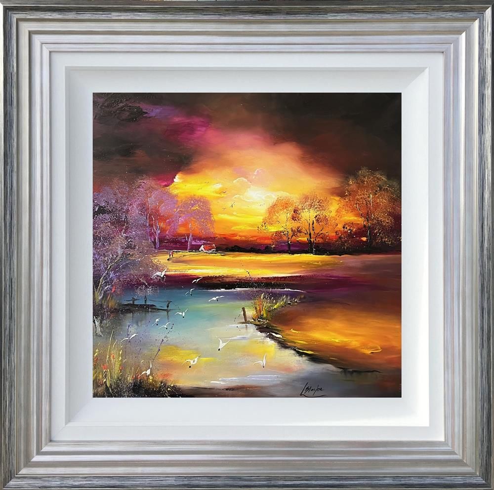 Lillias Blackie - 'Shimmering Reflections' - Framed Original Art
