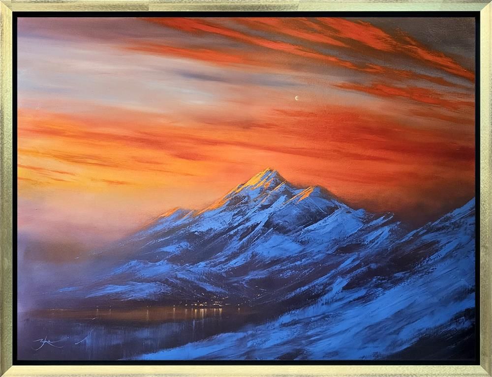 Ben Payne - 'Where The Mountains Whisper Knowingly' - Framed Original Art