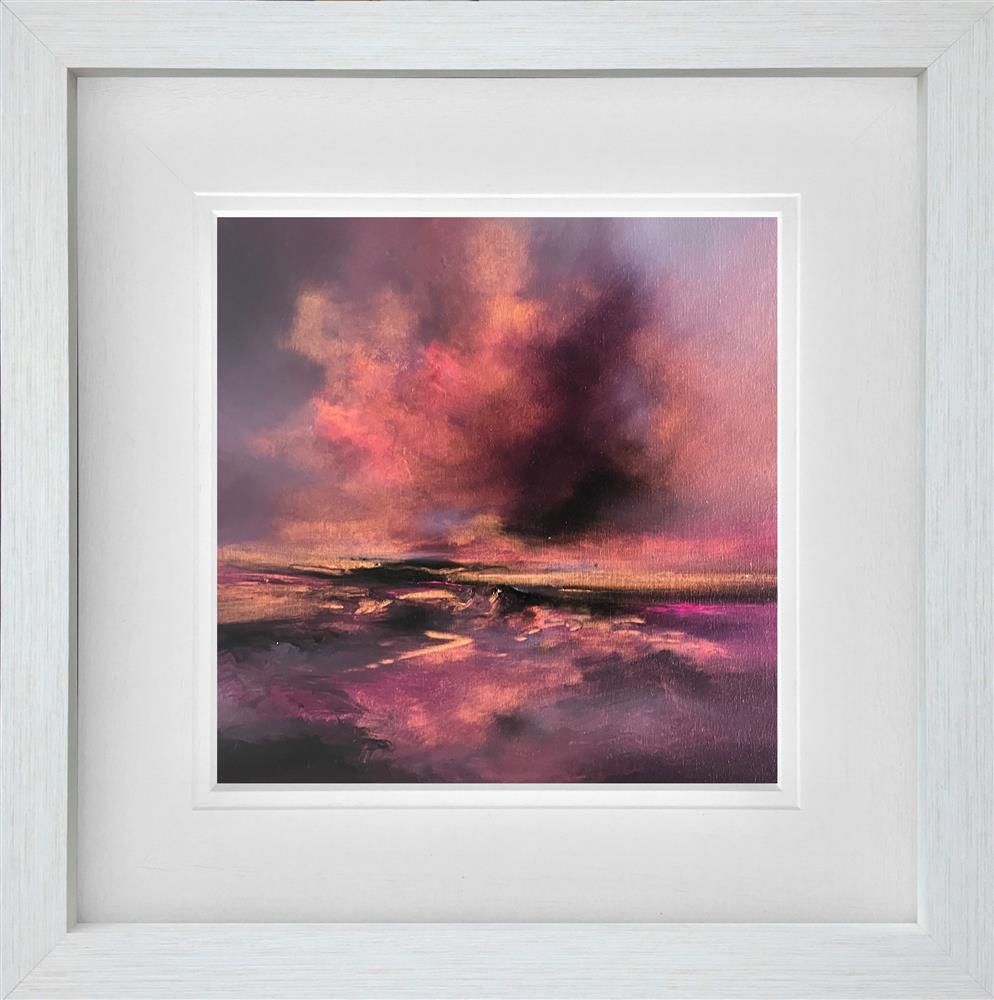 Alison Johnson - 'Sunset On The Shore' - Framed Original Artwork