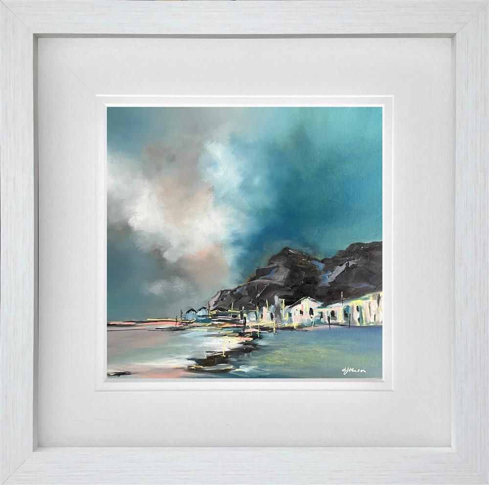 Alison Johnson - 'Home On The Shore' - Framed Original Artwork