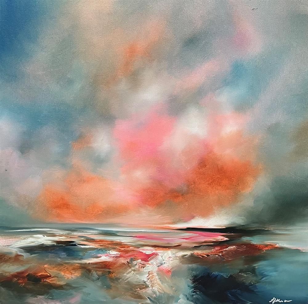 Alison Johnson - 'Sea Tranquility' - Framed Original Artwork