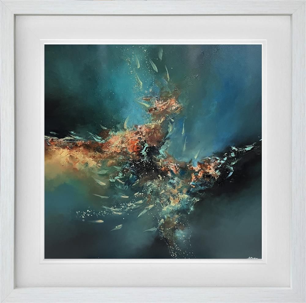 Alison Johnson - 'Shoal Life' - Framed Original Artwork